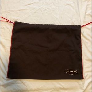 Coach cloth purse holder/garment bag